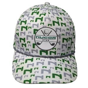 Nucor Utah U.S. Flag 5 Panel Cap Multi One Size Rope IBF Printing & Graphics